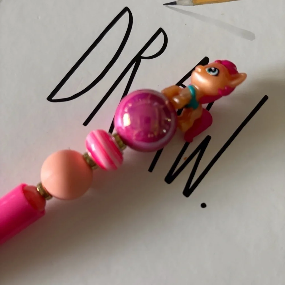 My Little Pony: Sunny Starscout handmade beaded pen